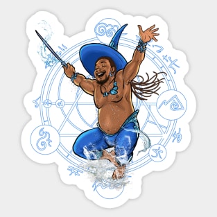 Witch Boy Water Sticker